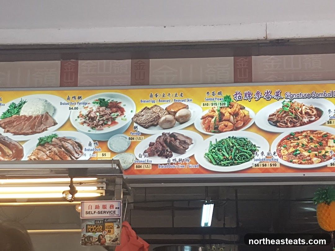 Food Stall Menu