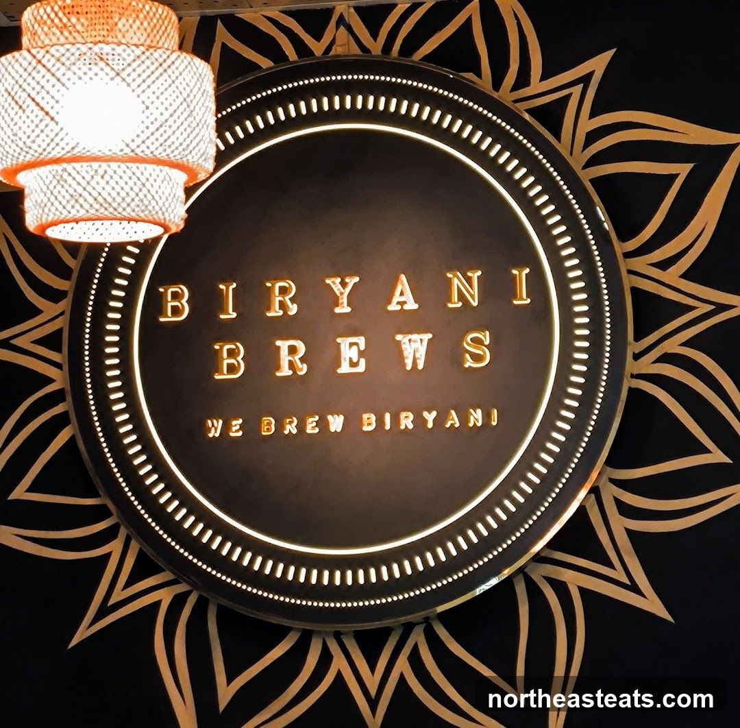 Biryani Brews Sign