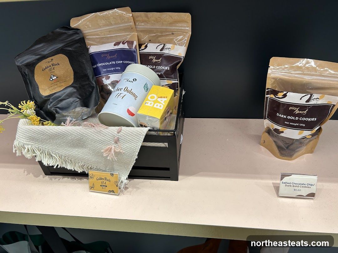 Assortment of Teas and Cookies