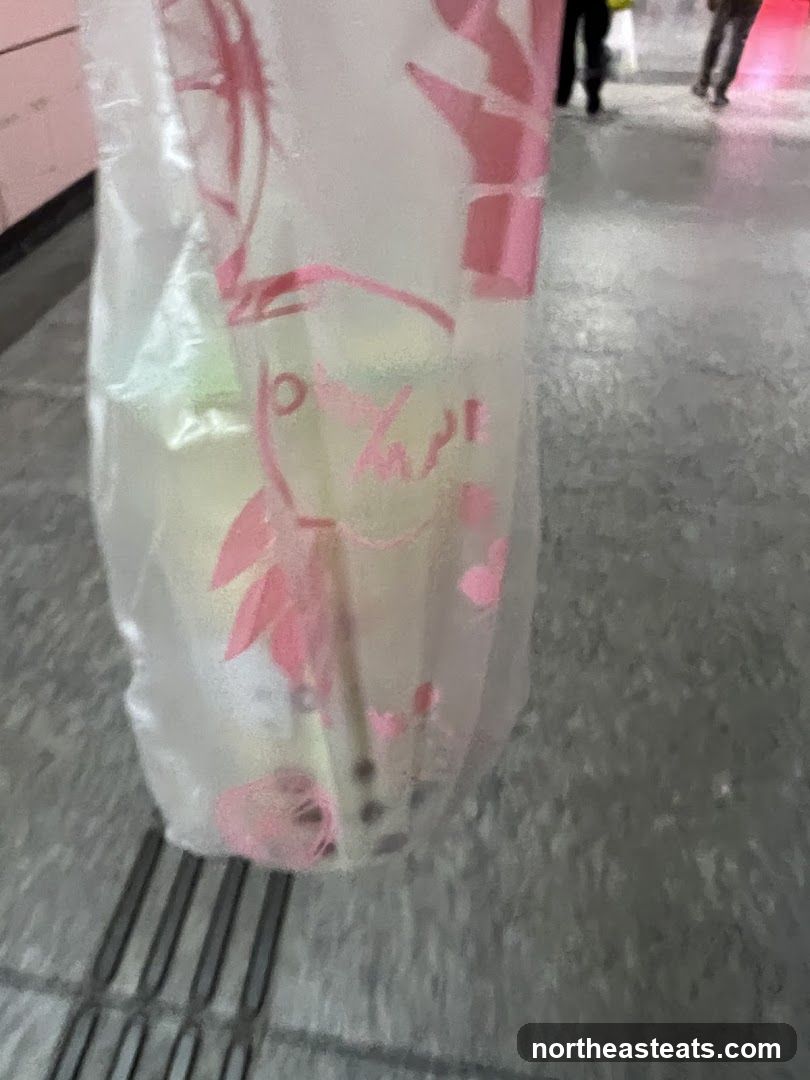 Bubble Tea in Plastic Bag