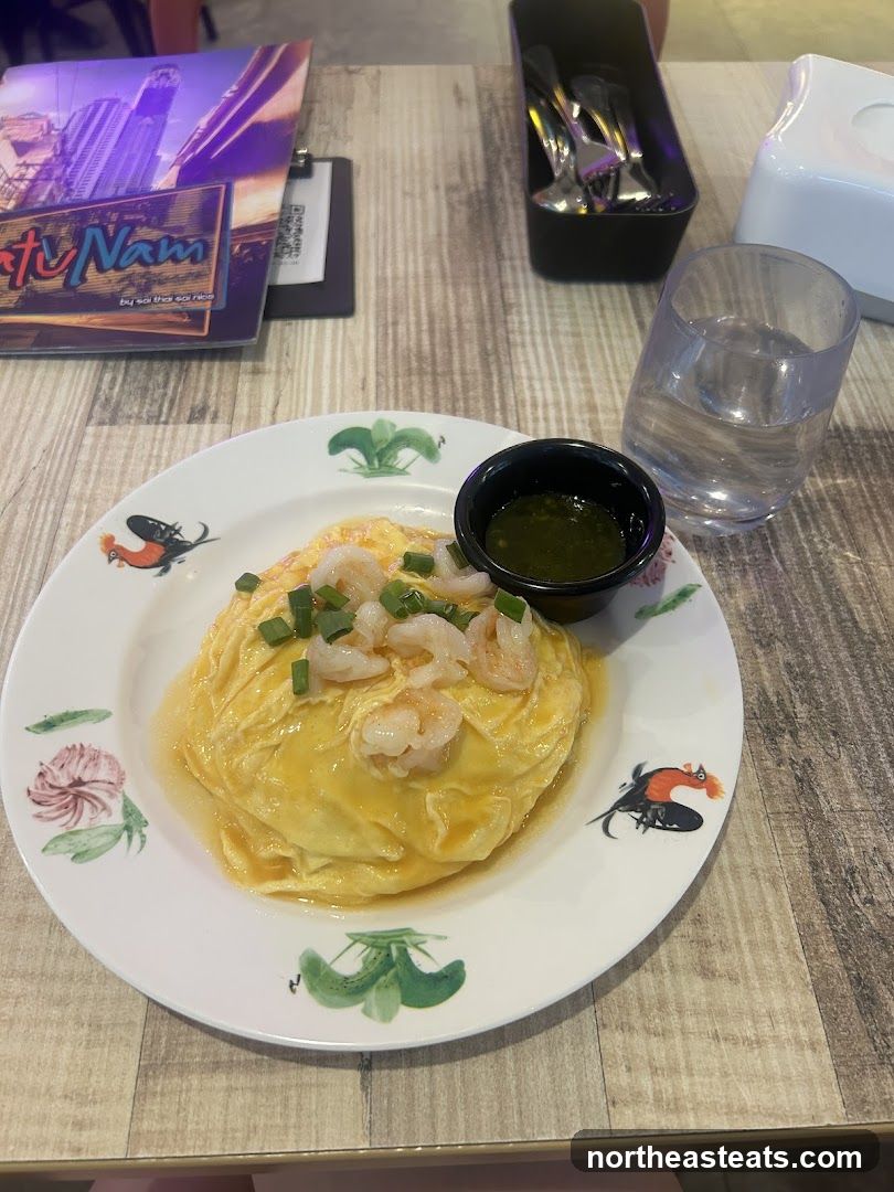 Omelette with Shrimp
