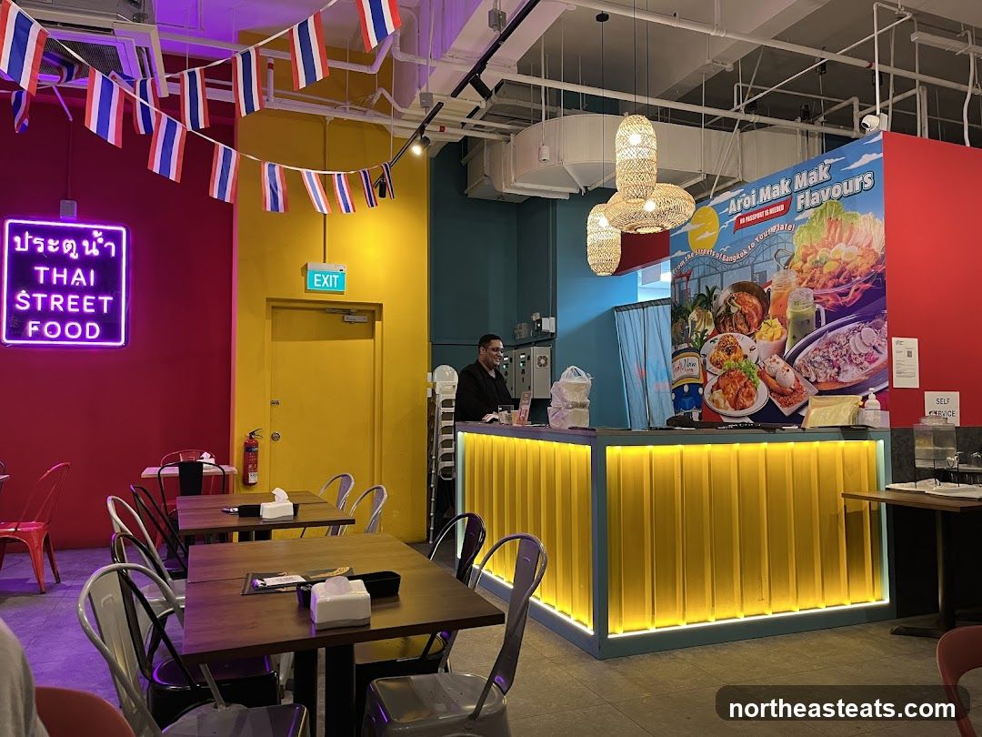 Thai Street Food Restaurant Interior
