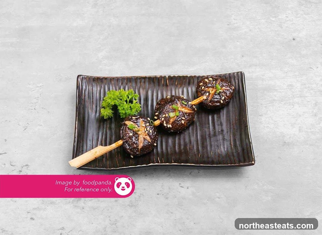 Shiitake Mushroom Skewers