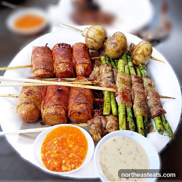Assorted Skewers with Dips