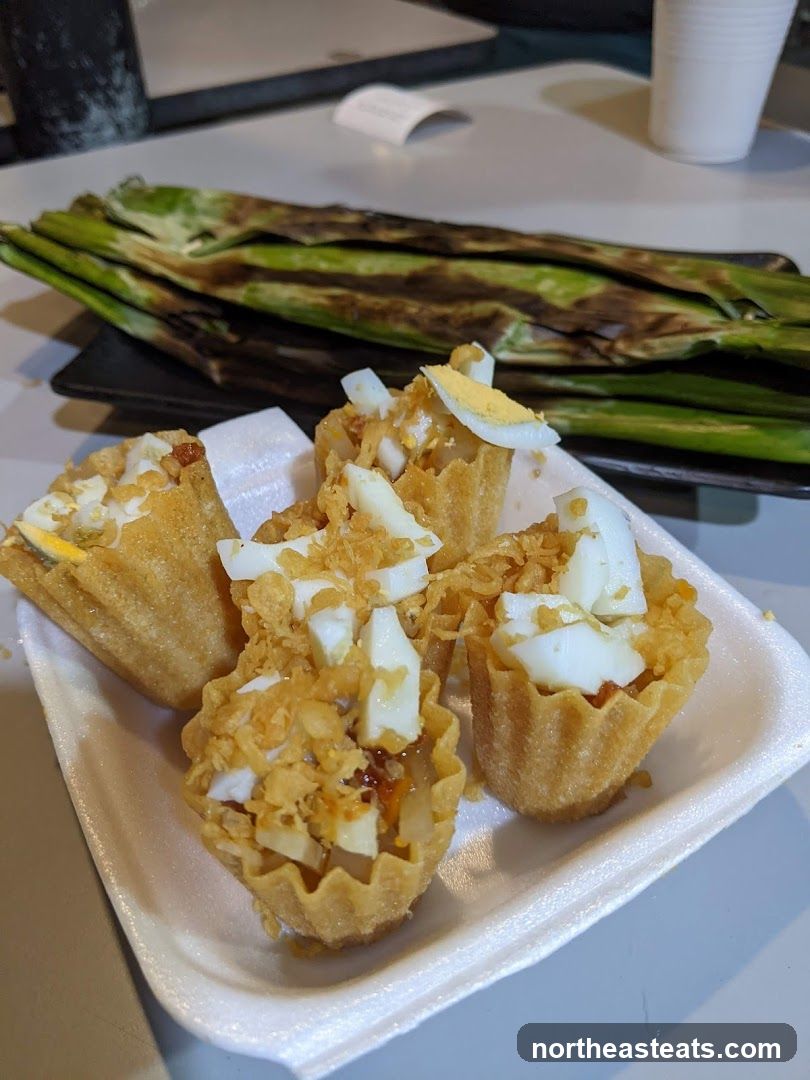 Savory Tartlets and Grilled Scallions