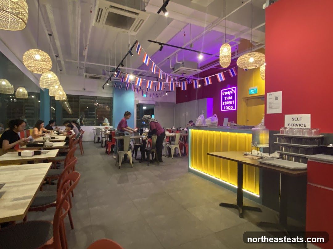 Thai Street Food Restaurant Interior