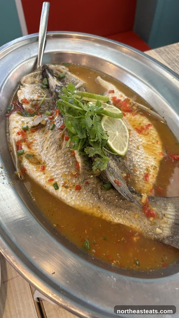 Steamed Fish with Lime and Chili