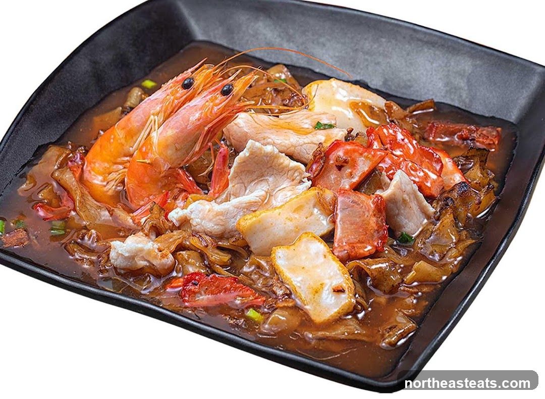 Seafood and Pork Noodles