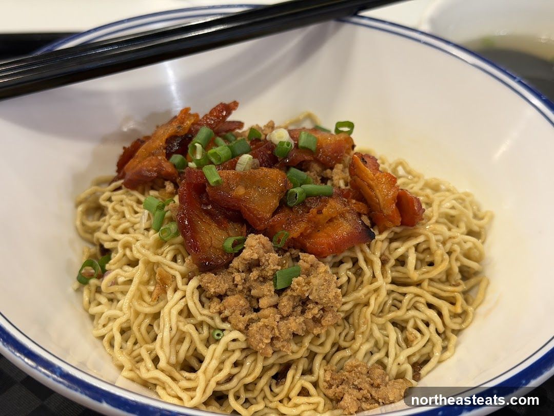 Noodles with Meat and Scallions