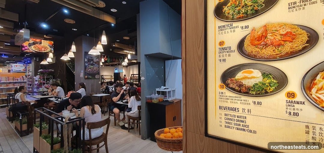 Restaurant Interior with Menu