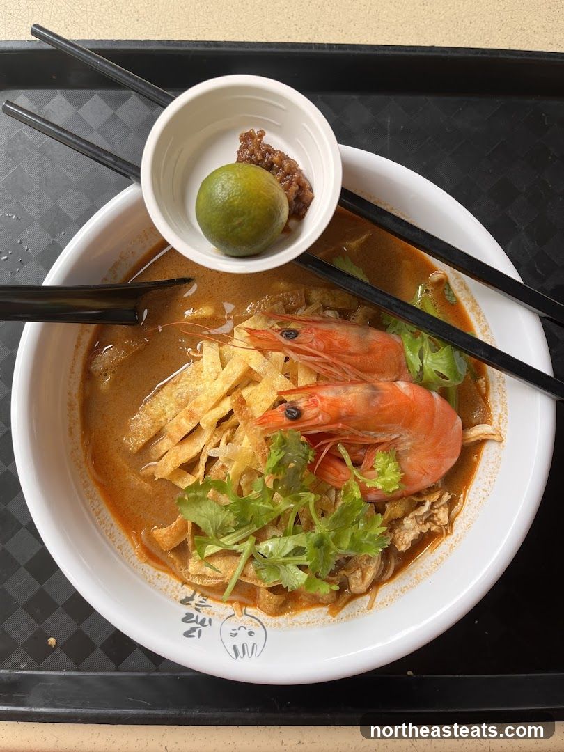 Laksa with Prawns and Lime