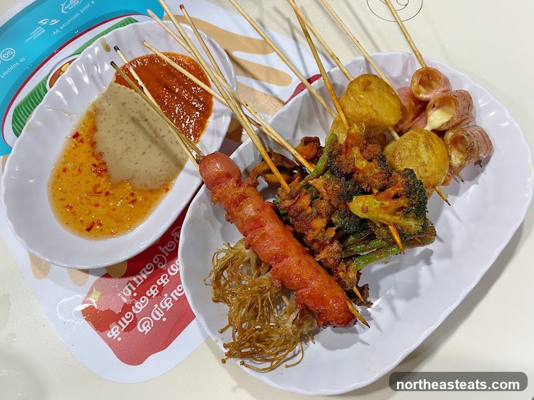Skewers with Dips