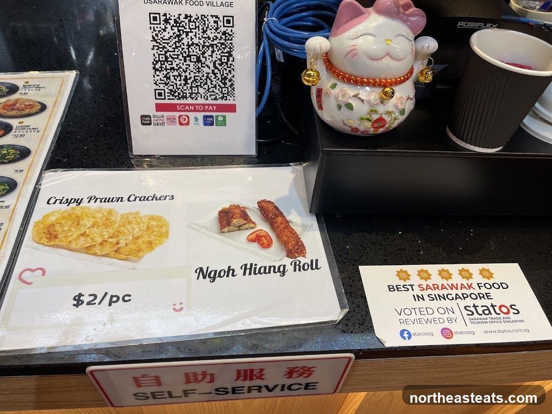 Food stall display