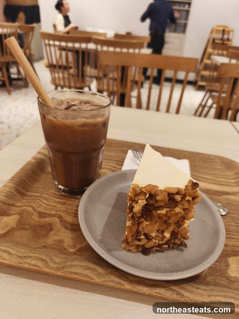 Iced Coffee and Cake