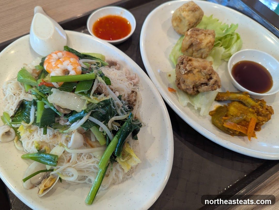 Fried Tofu and Stir-fried Noodles