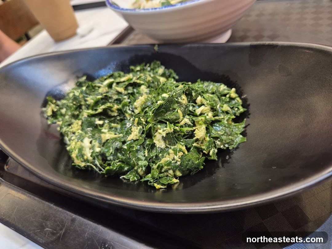 Scrambled Eggs with Greens