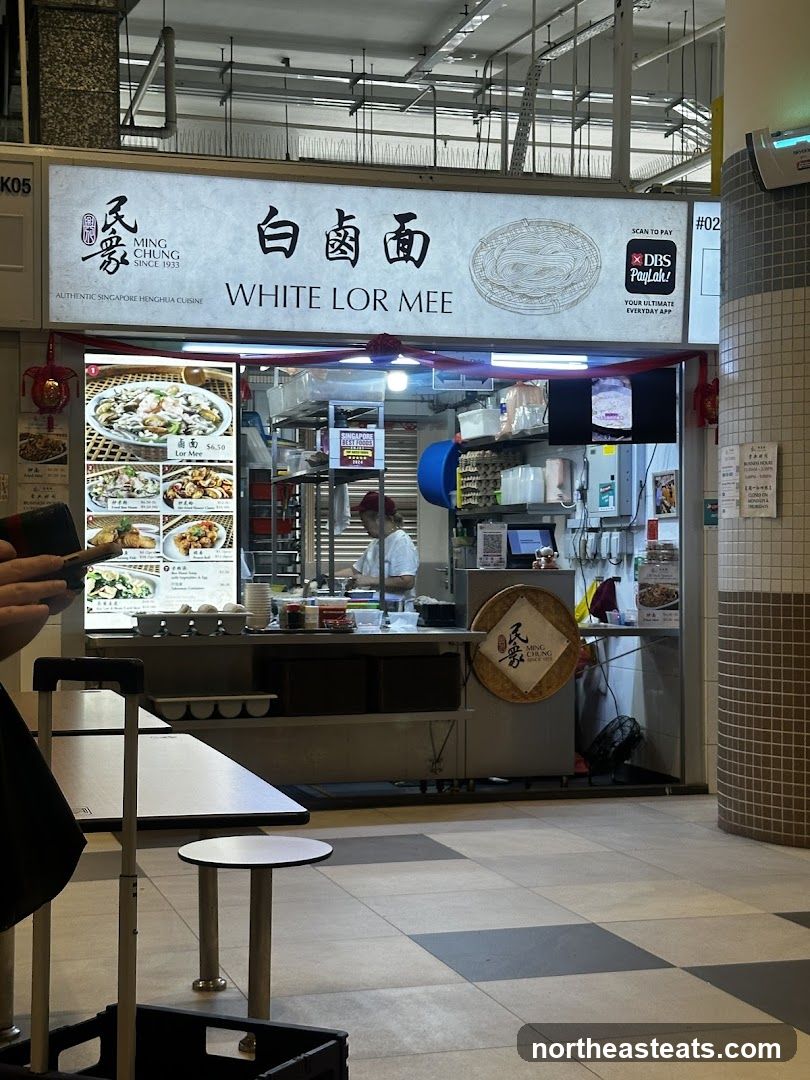 White Lor Mee Stall