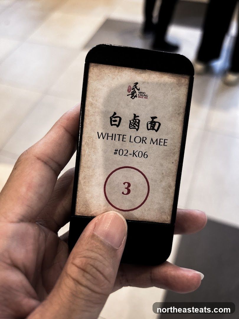 Table Number Card
