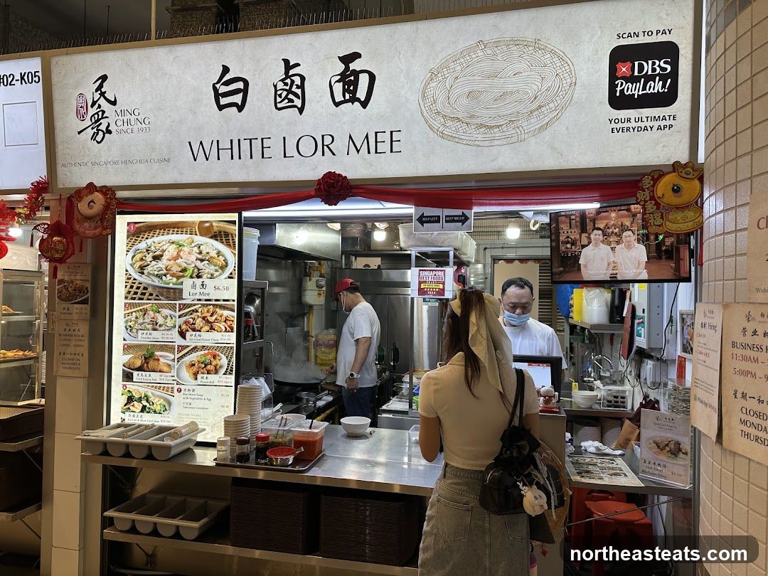 White Lor Mee Stall
