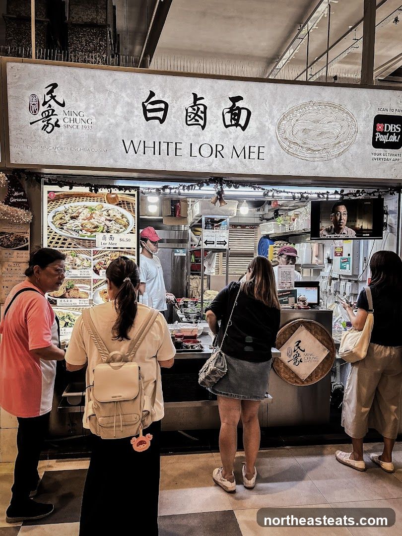 White Lor Mee Stall