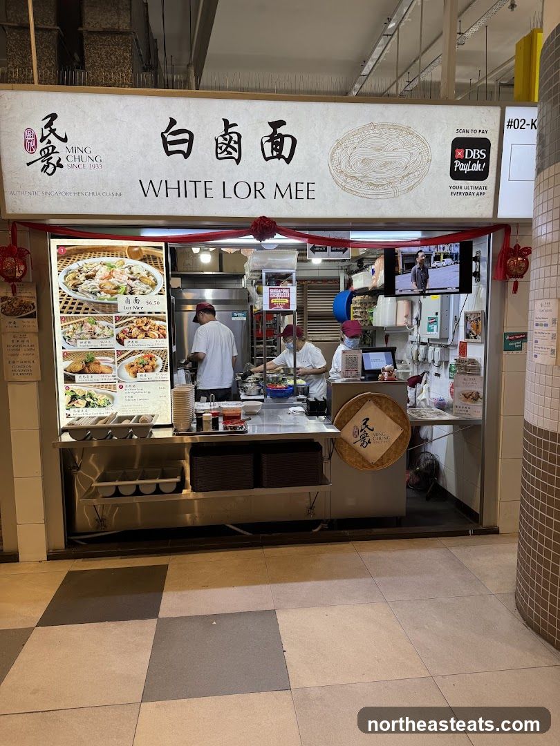 White Lor Mee Stall
