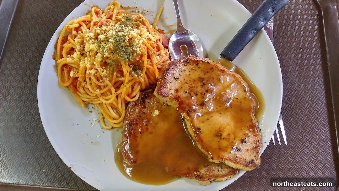 Pork Chop with Spaghetti
