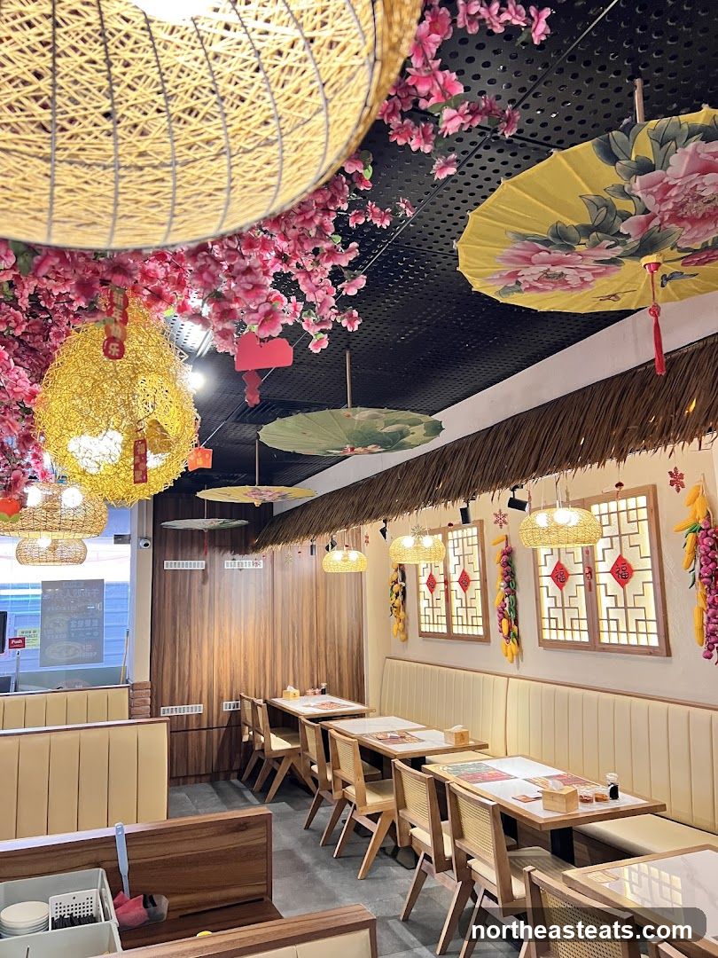 Restaurant Interior with Asian Decor