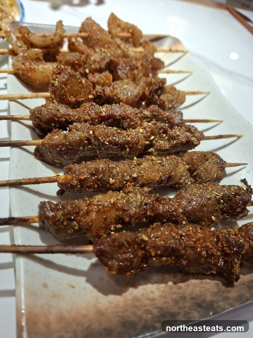 Spicy Lamb Skewers