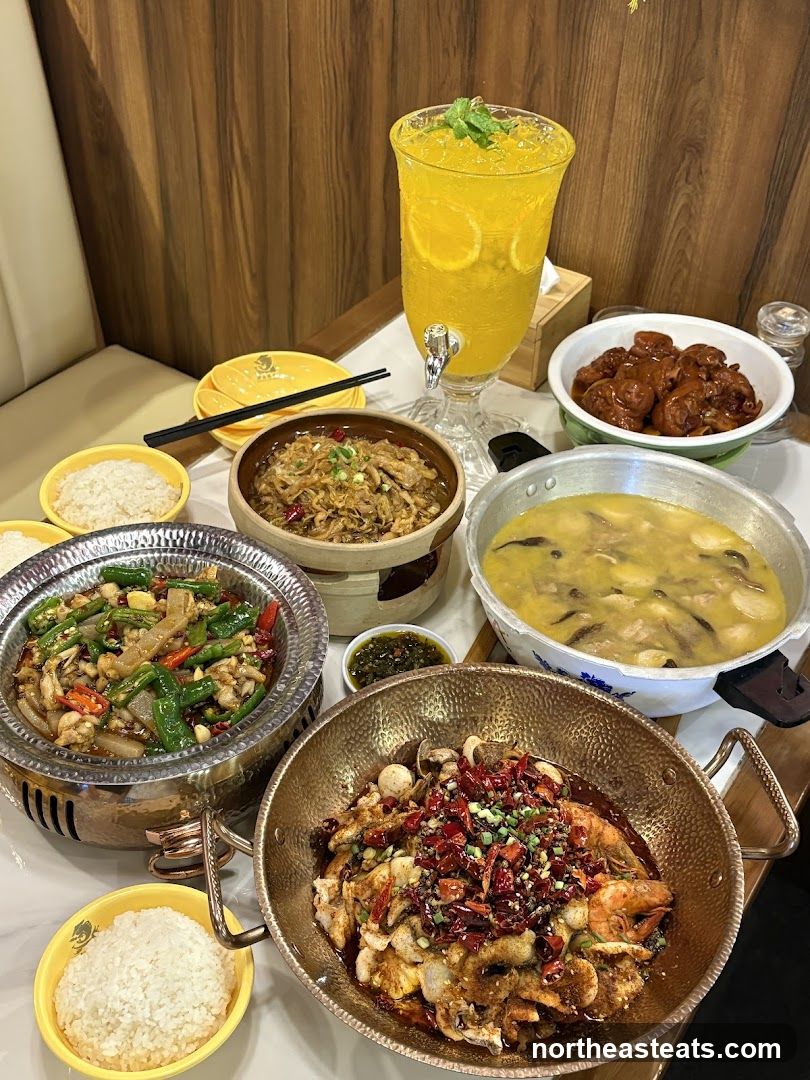 Assortment of Chinese Dishes