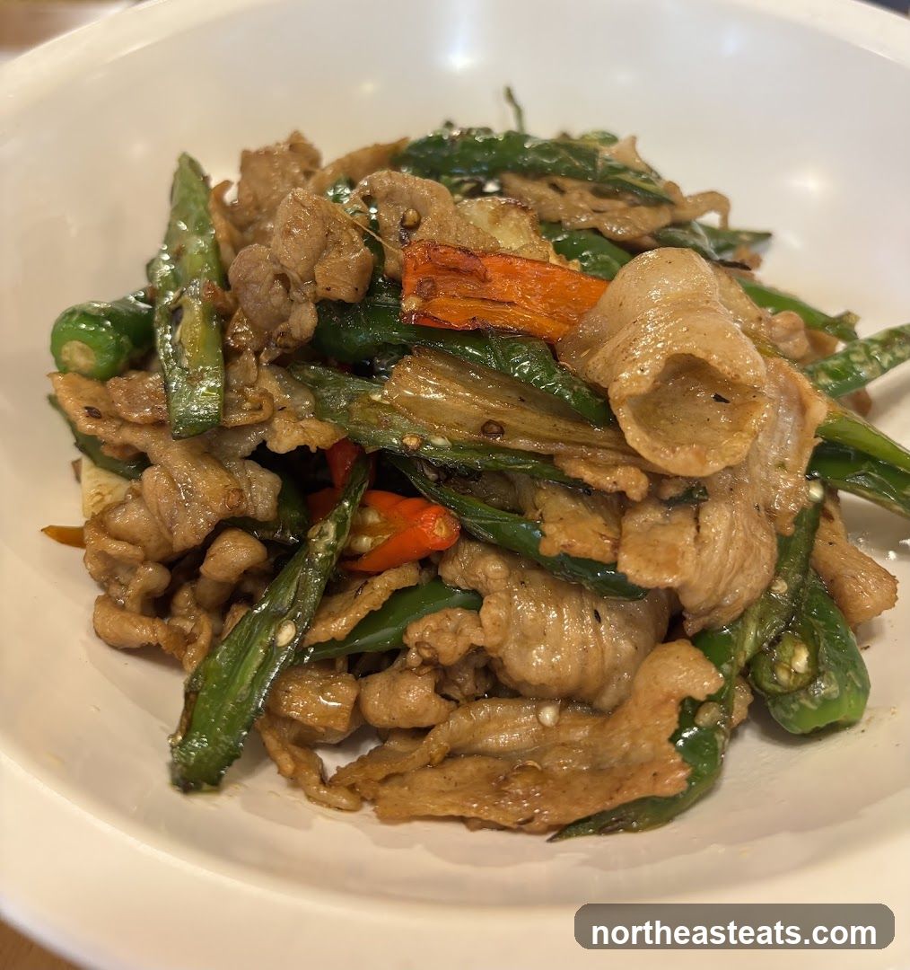 Stir-fried Pork with Green Peppers