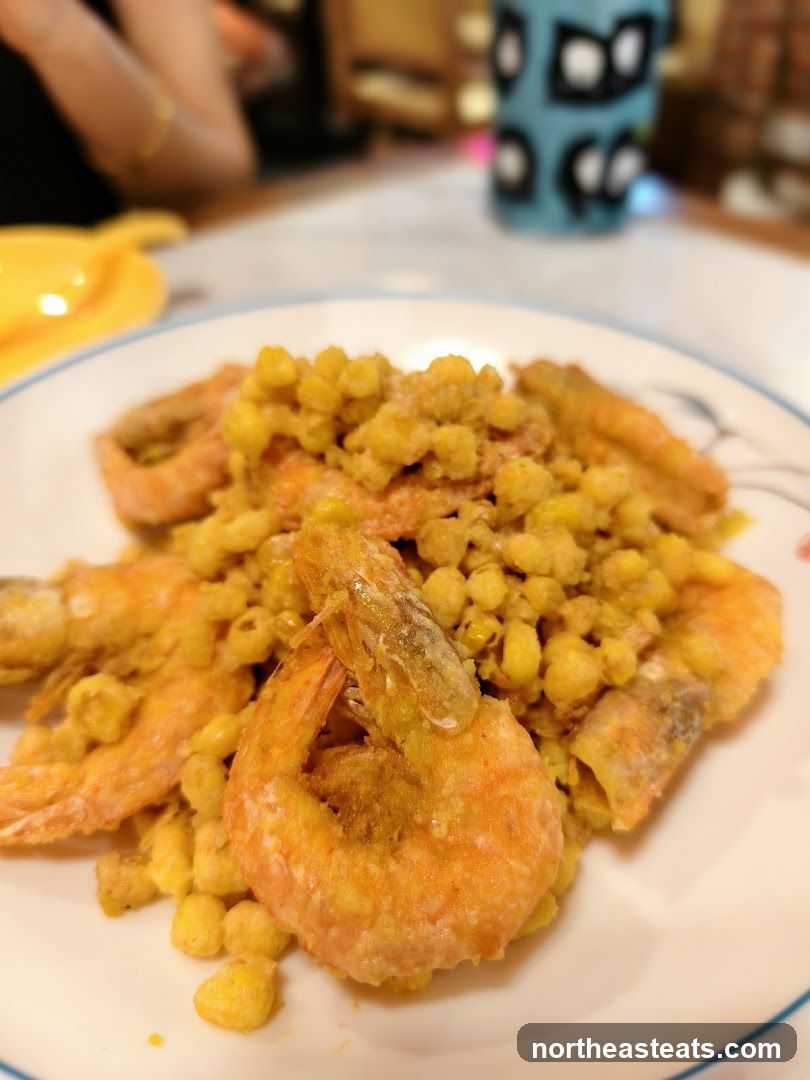 Shrimp and Corn Dish