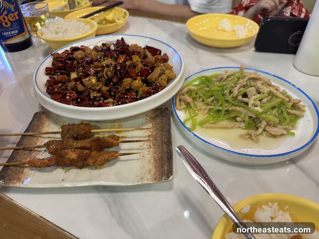 Chinese Food Spread