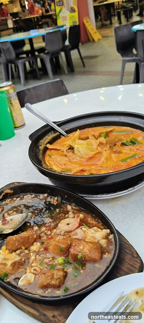 Sizzling Tofu and Curry Dish