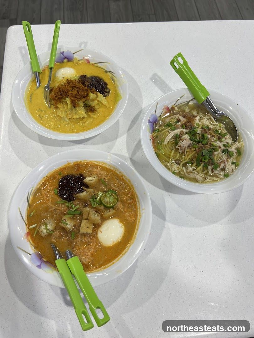 Three Bowls of Noodle Soup