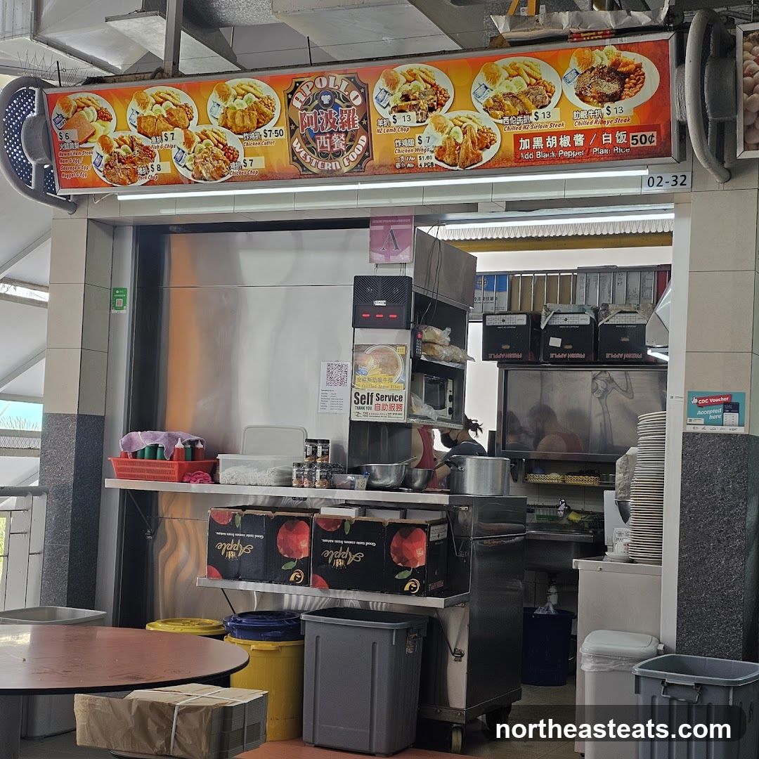 Western Food Stall Menu