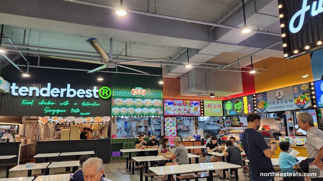 Food court with various stalls