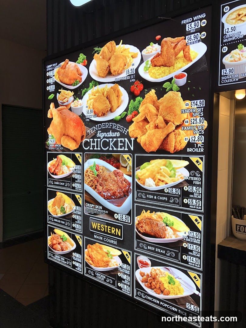 Tenderfresh Signature Chicken Menu