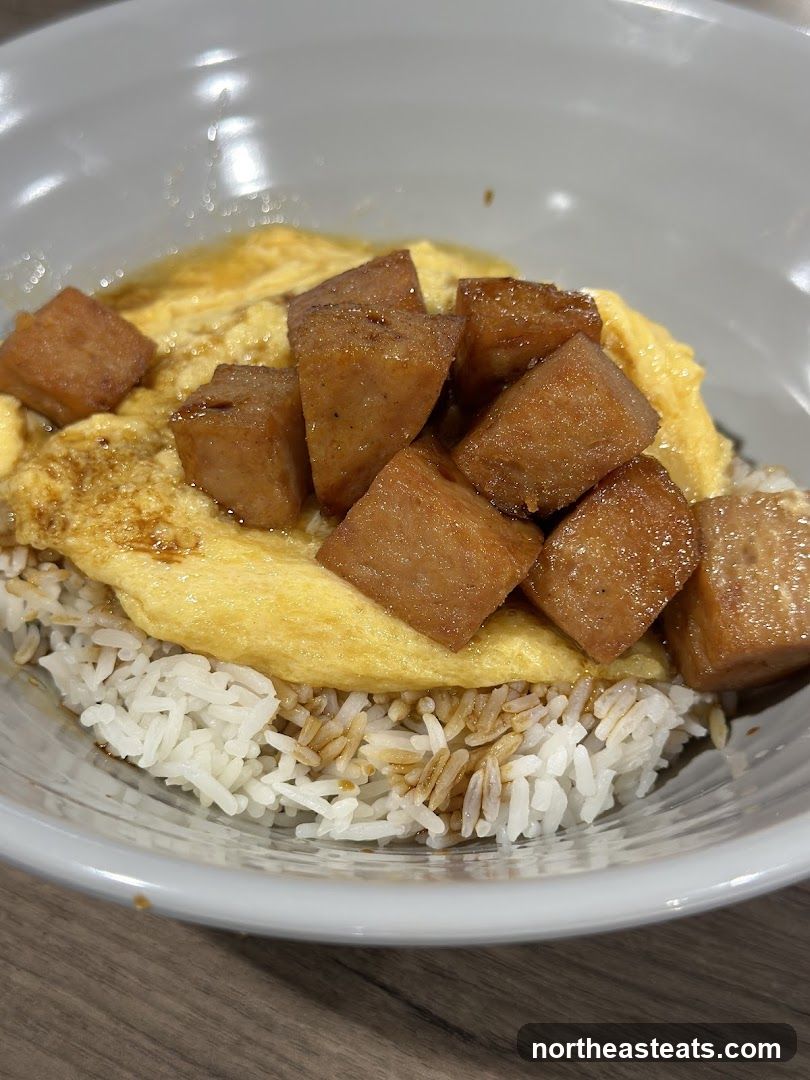 Spam and Egg Rice Bowl
