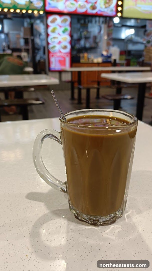 Coffee in a glass mug