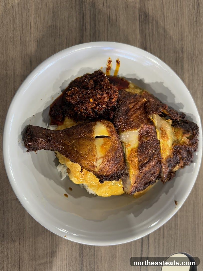 Roasted Chicken with Rice and Chili Paste