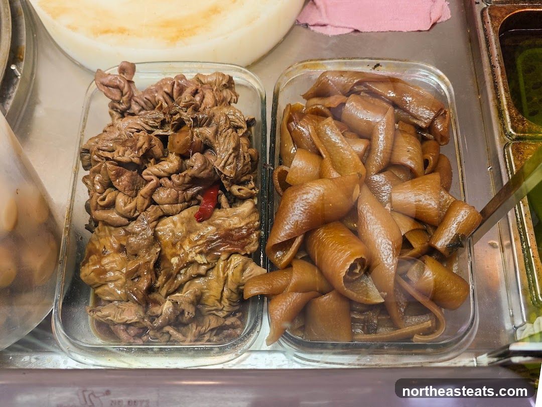 Braised Intestines and Pork Skin