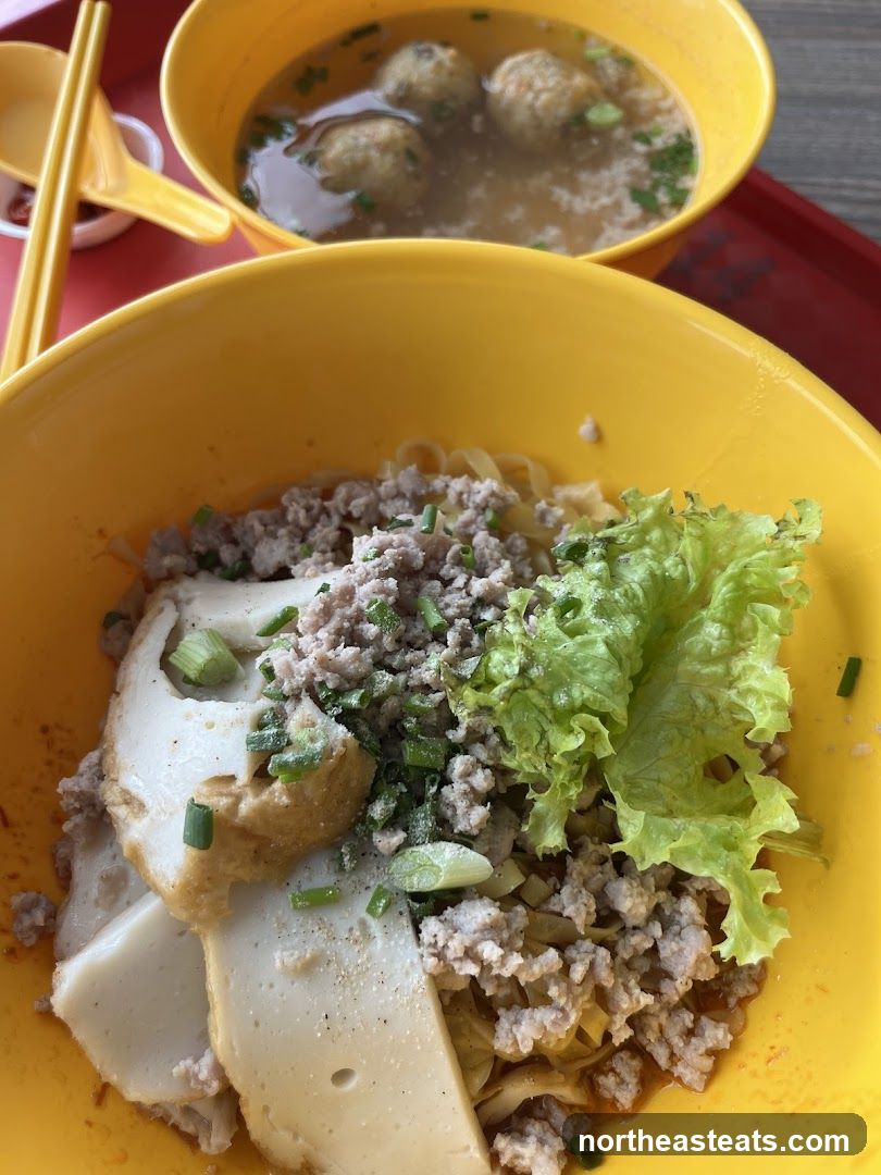 Minced Pork Noodles