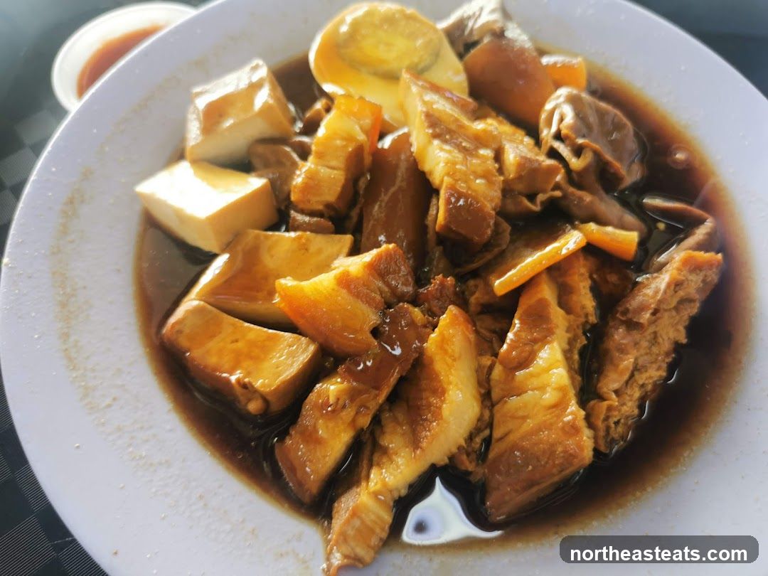 Braised Pork Belly with Tofu and Egg