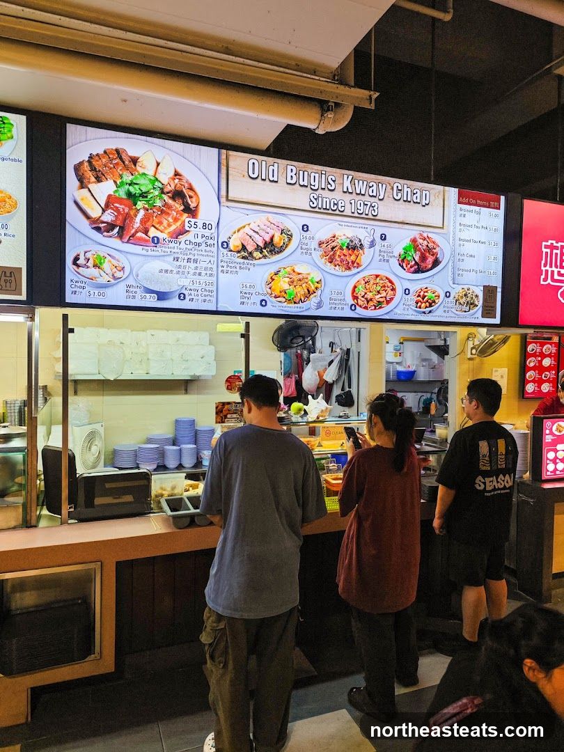 Old Bugis Kway Chap Menu