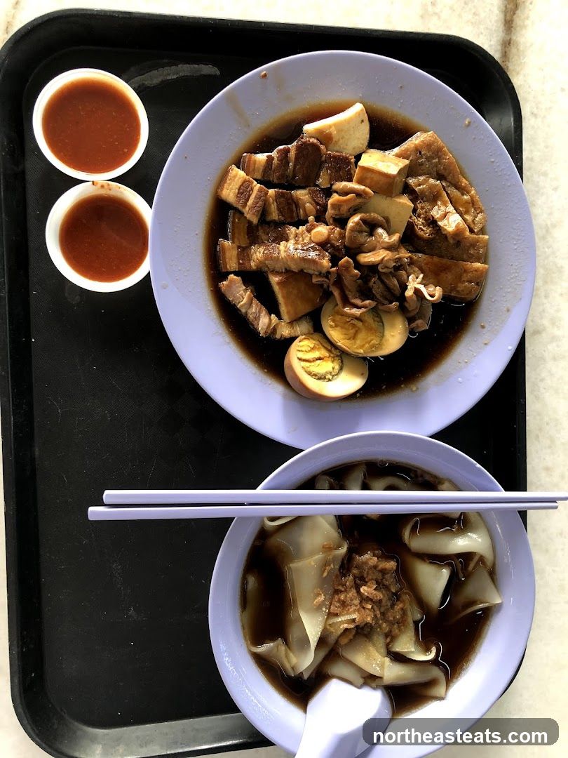 Braised Pork Belly and Noodles