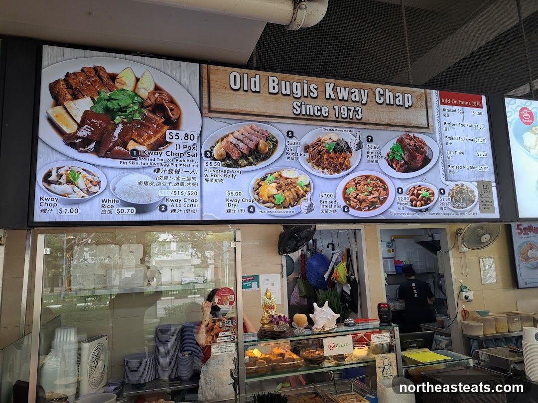 Old Bugis Kway Chap Menu