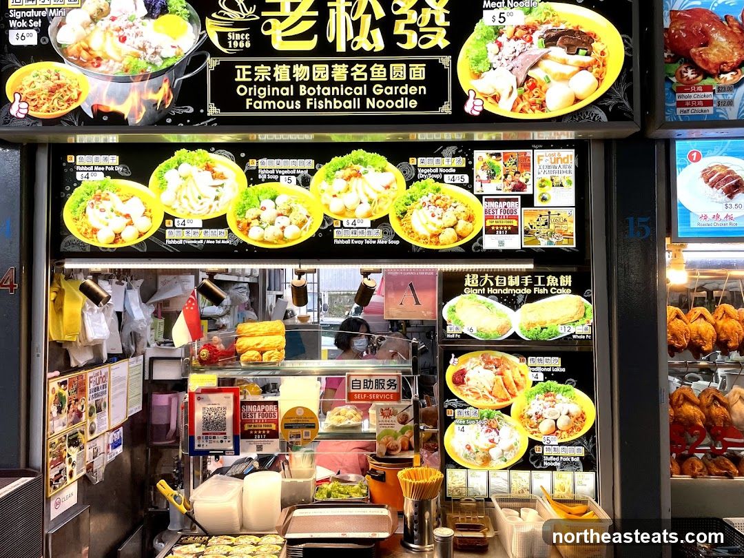 Food Stall Menu