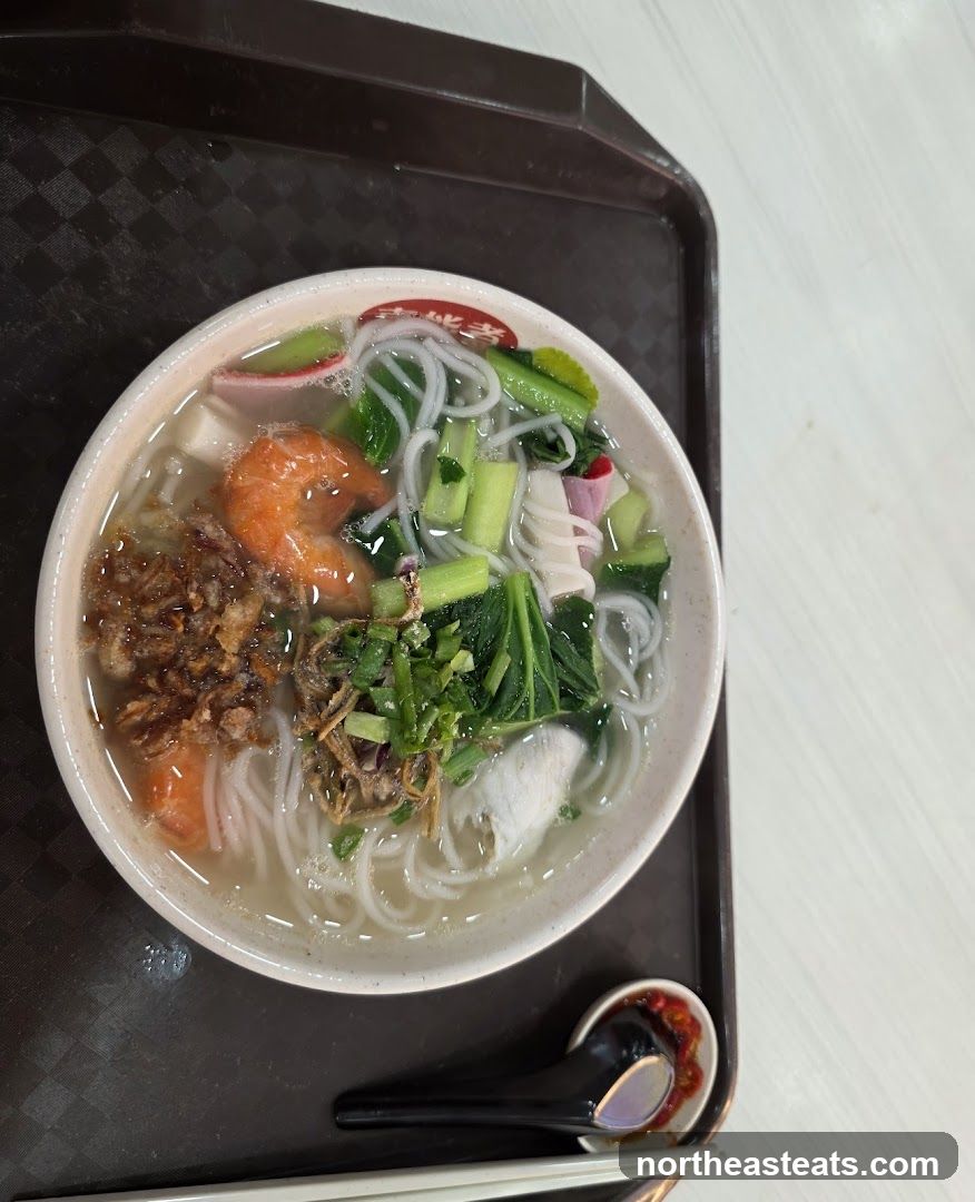 Seafood noodle soup