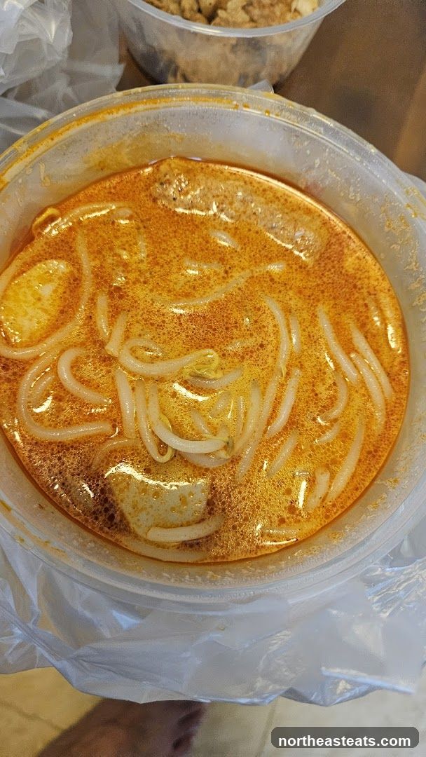 Laksa in a Takeaway Container