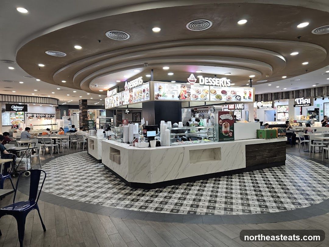 Dessert stall in a food court